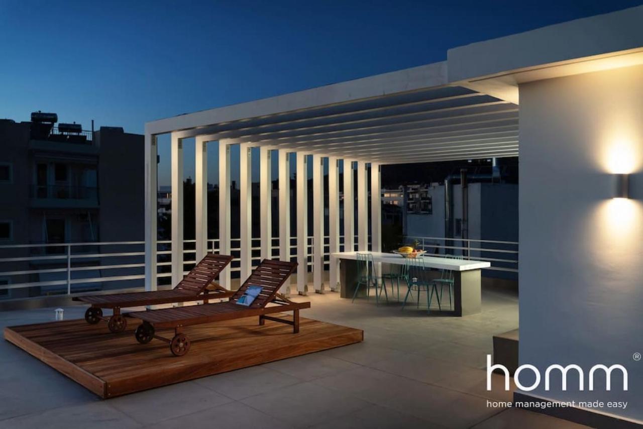 Brand New Homm Penthouse In Ano Glyfada, Dilou Apartment Athena Bagian luar foto