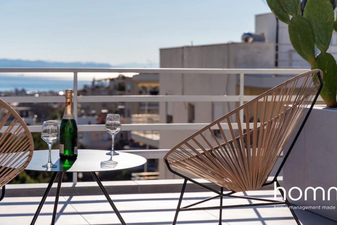 Brand New Homm Penthouse In Ano Glyfada, Dilou Apartment Athena Bagian luar foto