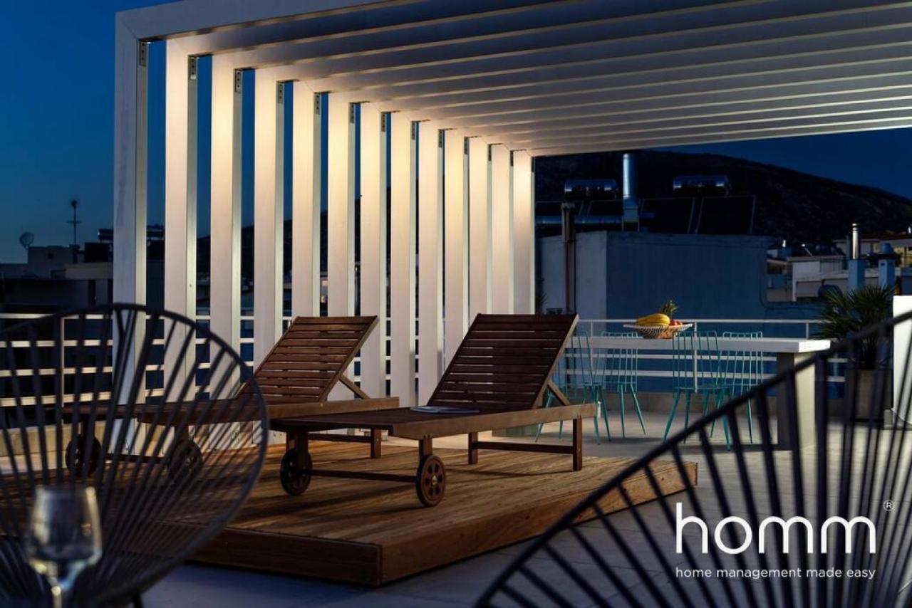 Brand New Homm Penthouse In Ano Glyfada, Dilou Apartment Athena Bagian luar foto
