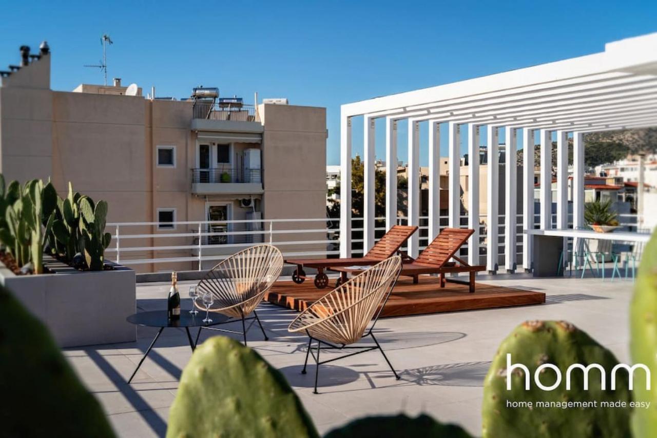 Brand New Homm Penthouse In Ano Glyfada, Dilou Apartment Athena Bagian luar foto