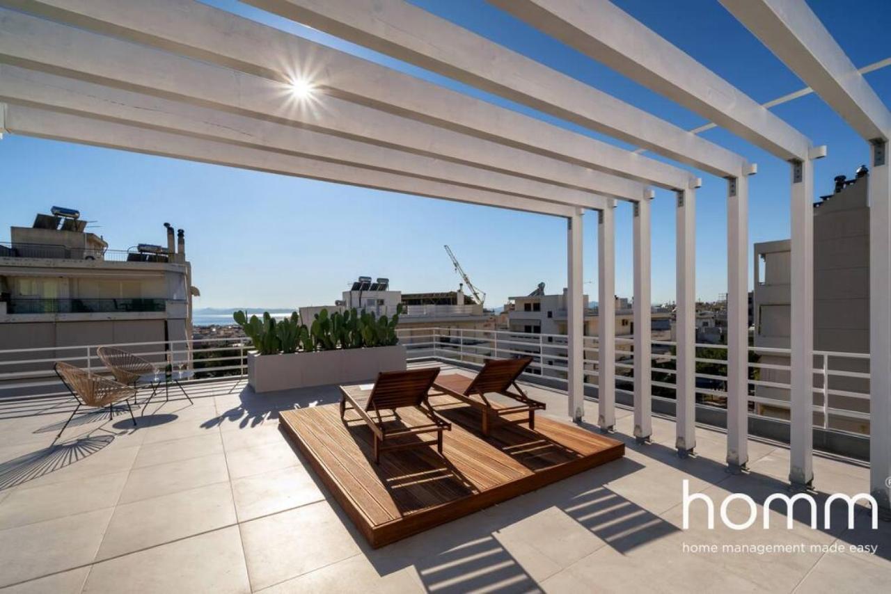 Brand New Homm Penthouse In Ano Glyfada, Dilou Apartment Athena Bagian luar foto